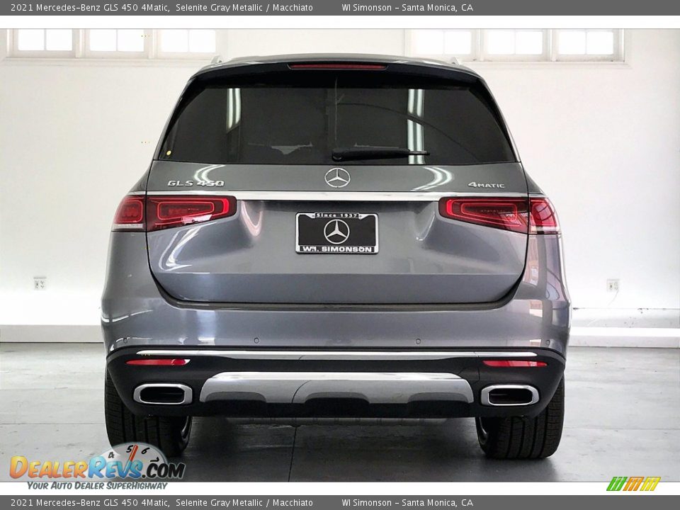 2021 Mercedes-Benz GLS 450 4Matic Selenite Gray Metallic / Macchiato Photo #3