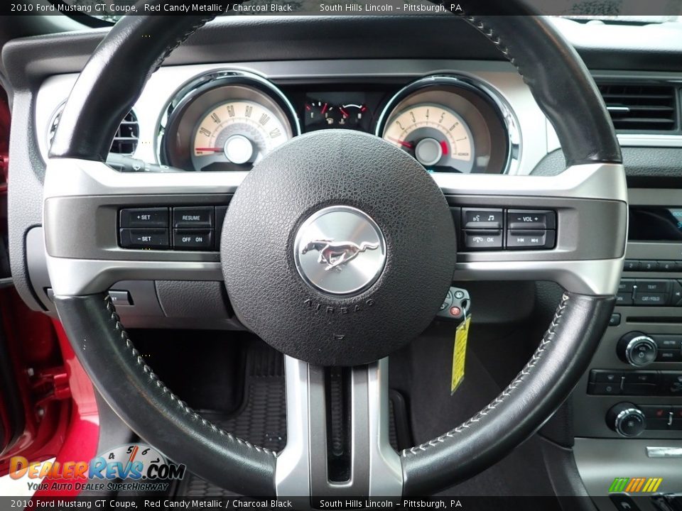 2010 Ford Mustang GT Coupe Red Candy Metallic / Charcoal Black Photo #21