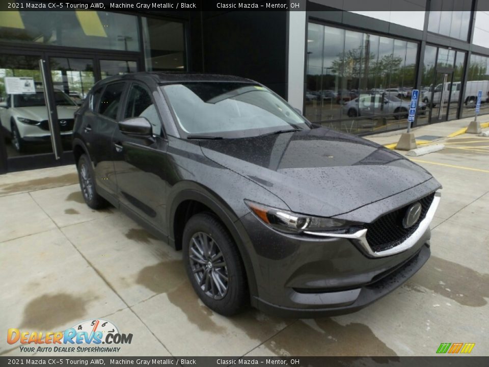 2021 Mazda CX-5 Touring AWD Machine Gray Metallic / Black Photo #1