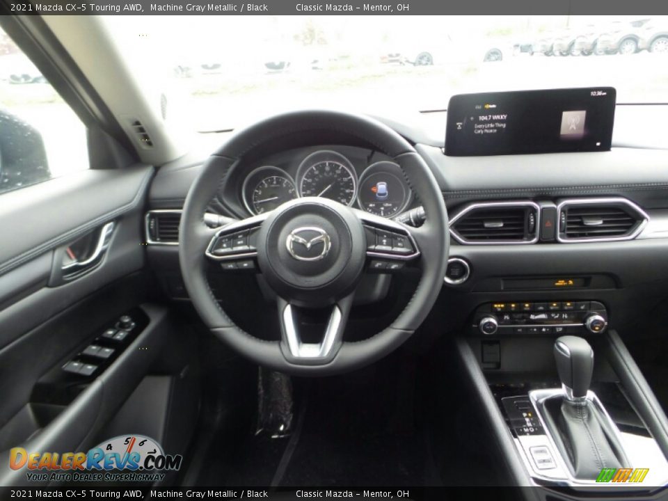 2021 Mazda CX-5 Touring AWD Machine Gray Metallic / Black Photo #4
