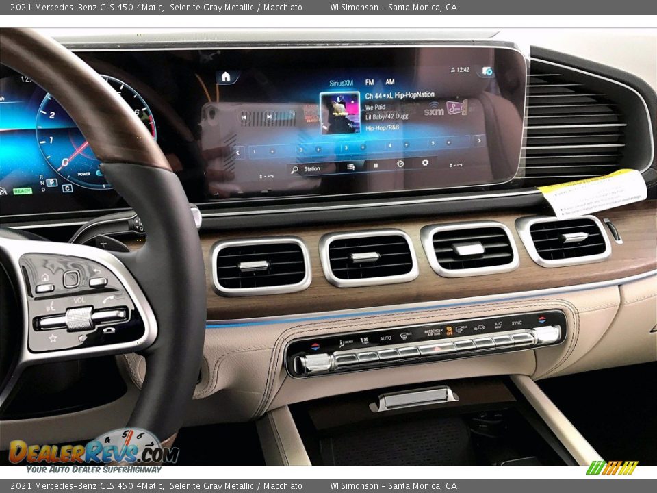 2021 Mercedes-Benz GLS 450 4Matic Selenite Gray Metallic / Macchiato Photo #7