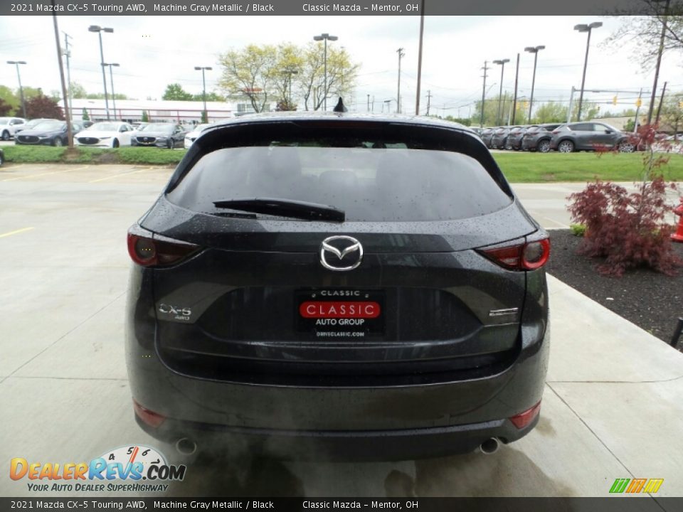 2021 Mazda CX-5 Touring AWD Machine Gray Metallic / Black Photo #5