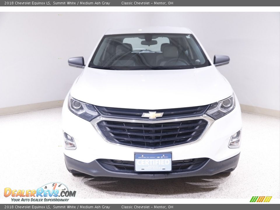 2018 Chevrolet Equinox LS Summit White / Medium Ash Gray Photo #2