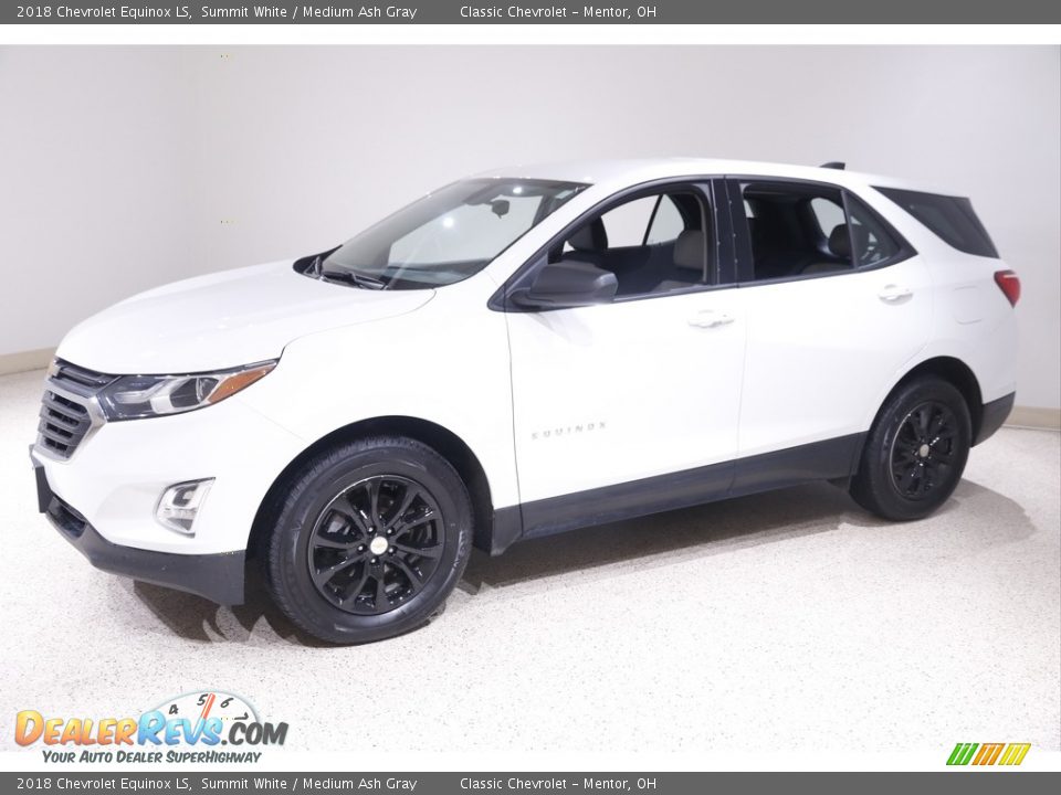 2018 Chevrolet Equinox LS Summit White / Medium Ash Gray Photo #3