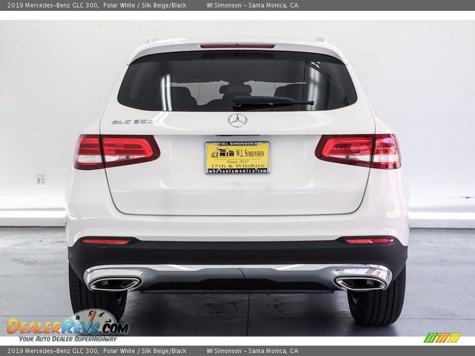 2019 Mercedes-Benz GLC 300 Polar White / Silk Beige/Black Photo #3