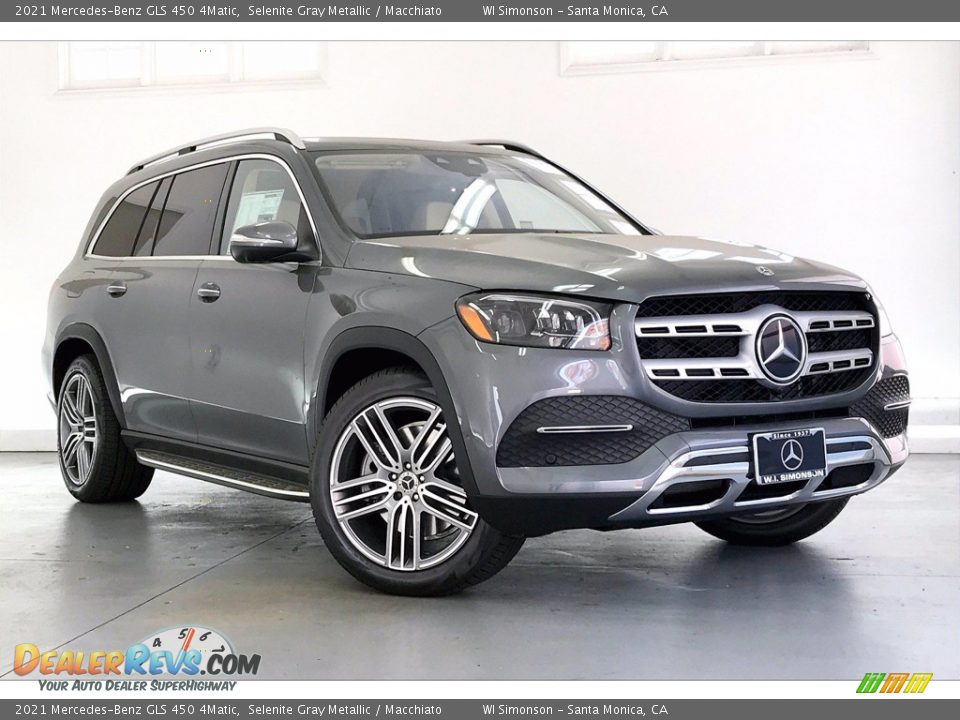 2021 Mercedes-Benz GLS 450 4Matic Selenite Gray Metallic / Macchiato Photo #12