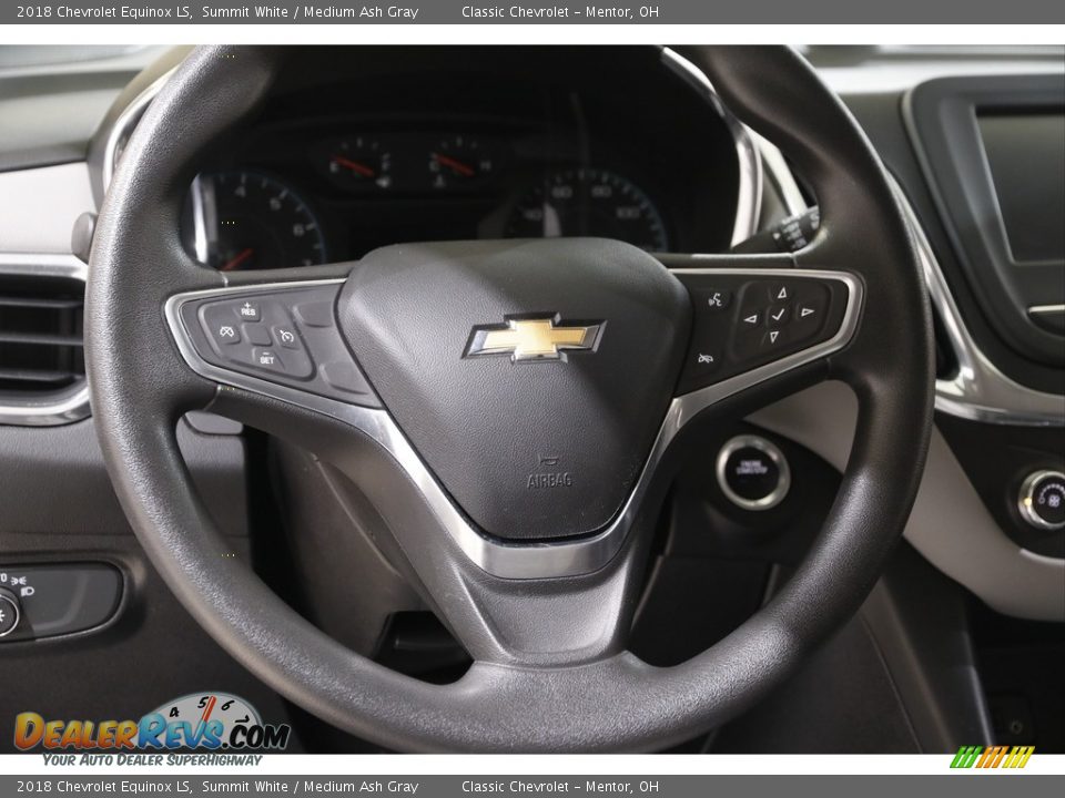 2018 Chevrolet Equinox LS Summit White / Medium Ash Gray Photo #7