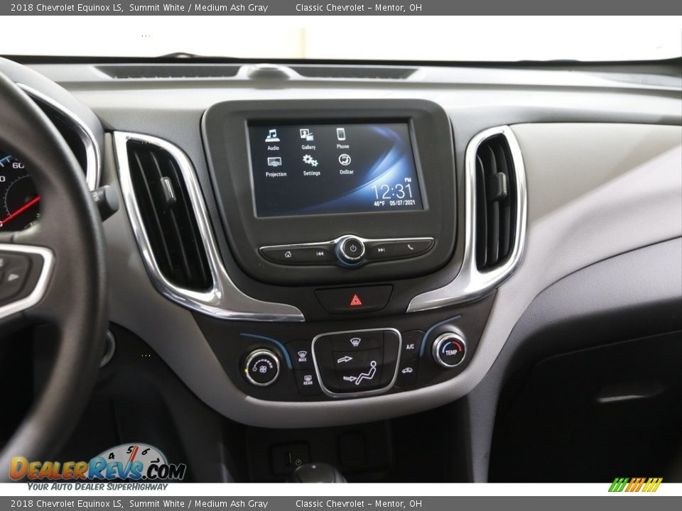 2018 Chevrolet Equinox LS Summit White / Medium Ash Gray Photo #9