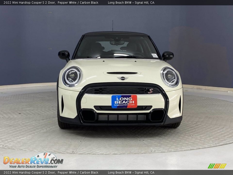 2022 Mini Hardtop Cooper S 2 Door Pepper White / Carbon Black Photo #2