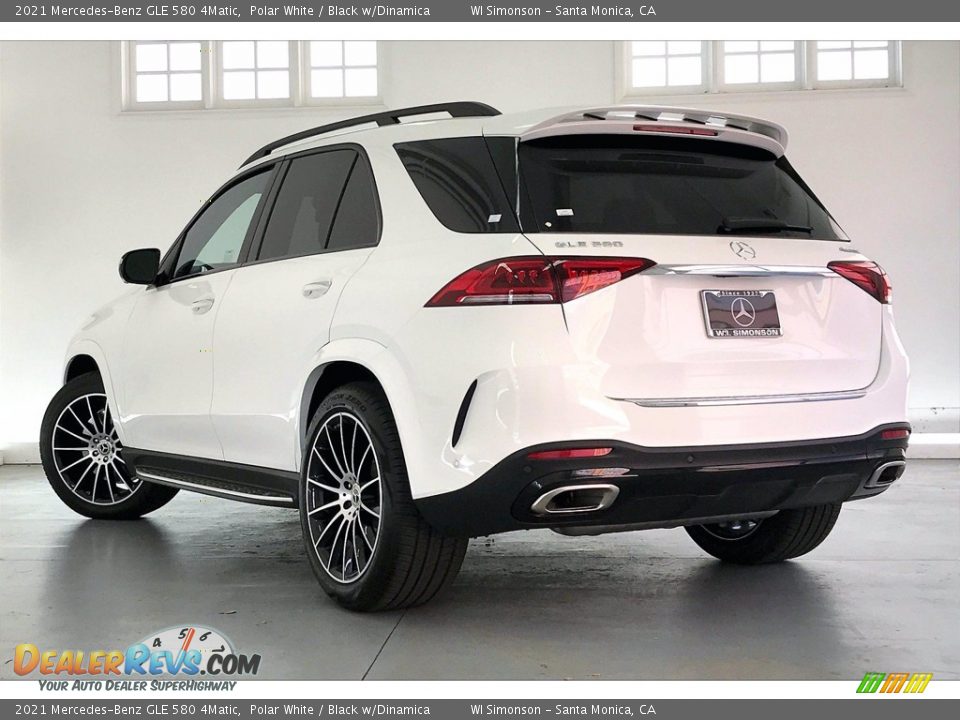 2021 Mercedes-Benz GLE 580 4Matic Polar White / Black w/Dinamica Photo #2