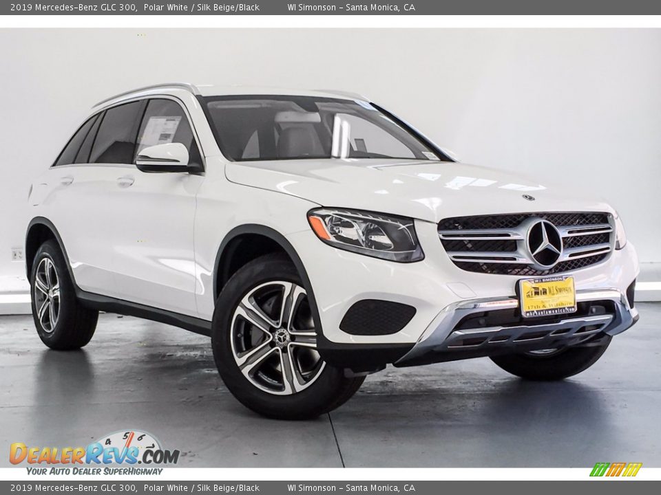 2019 Mercedes-Benz GLC 300 Polar White / Silk Beige/Black Photo #12