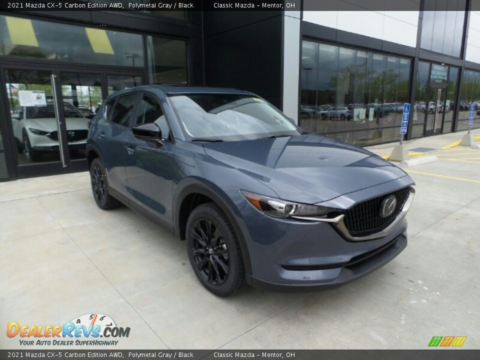 2021 Mazda CX-5 Carbon Edition AWD Polymetal Gray / Black Photo #1