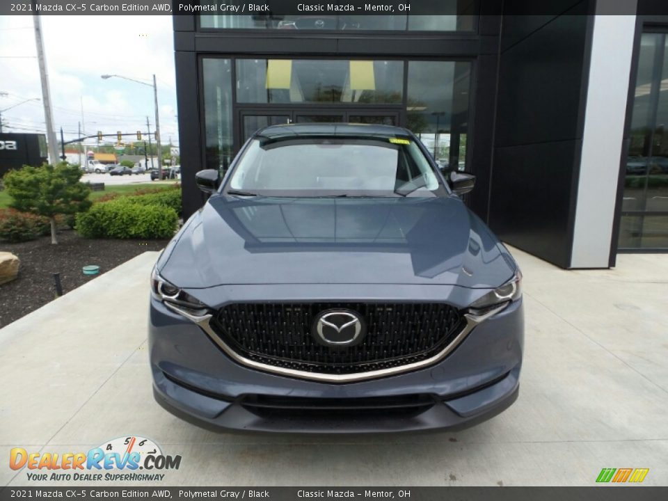 2021 Mazda CX-5 Carbon Edition AWD Polymetal Gray / Black Photo #2