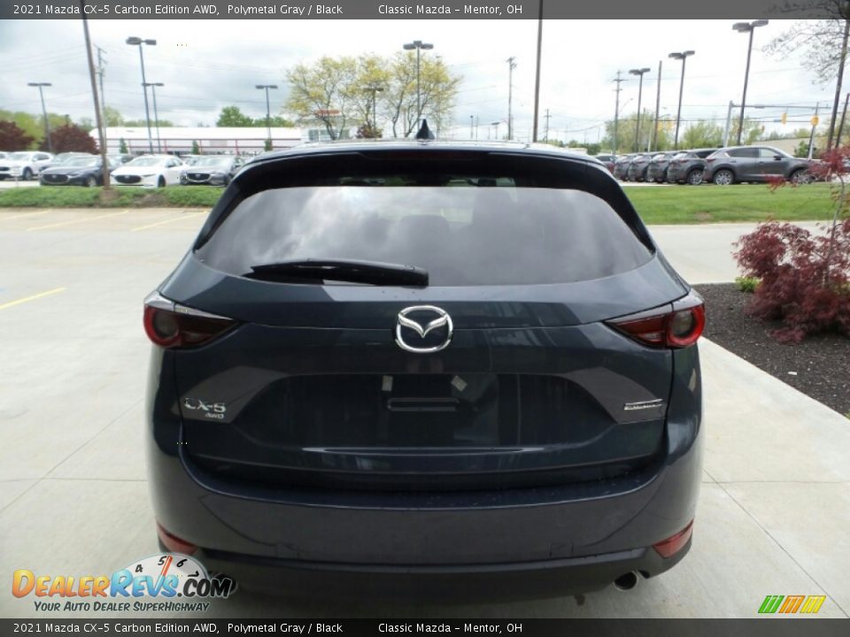 2021 Mazda CX-5 Carbon Edition AWD Polymetal Gray / Black Photo #5
