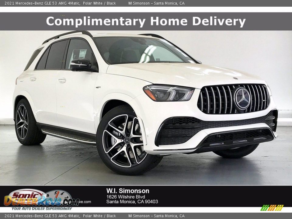 2021 Mercedes-Benz GLE 53 AMG 4Matic Polar White / Black Photo #1