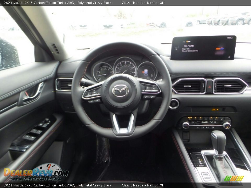2021 Mazda CX-5 Carbon Edition Turbo AWD Polymetal Gray / Black Photo #4