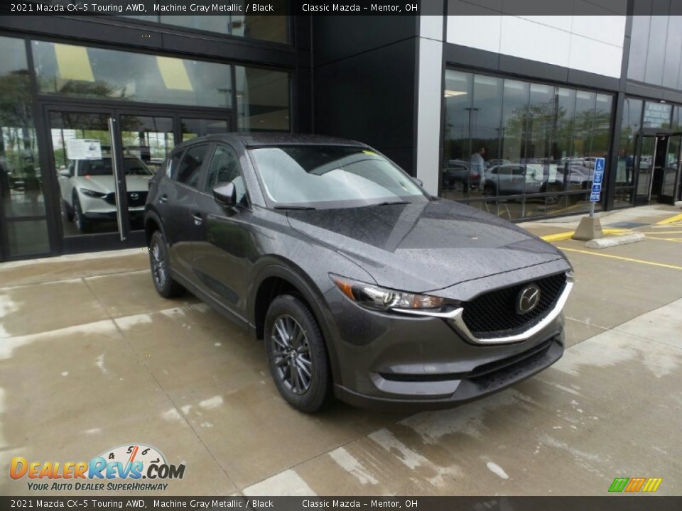 2021 Mazda CX-5 Touring AWD Machine Gray Metallic / Black Photo #1