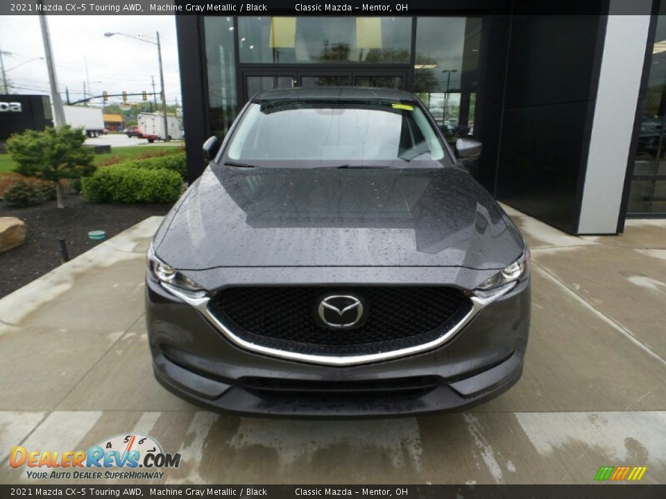 2021 Mazda CX-5 Touring AWD Machine Gray Metallic / Black Photo #2