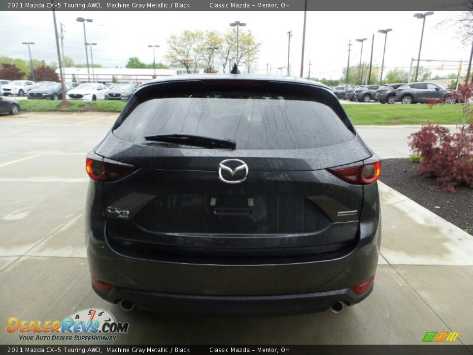 2021 Mazda CX-5 Touring AWD Machine Gray Metallic / Black Photo #5