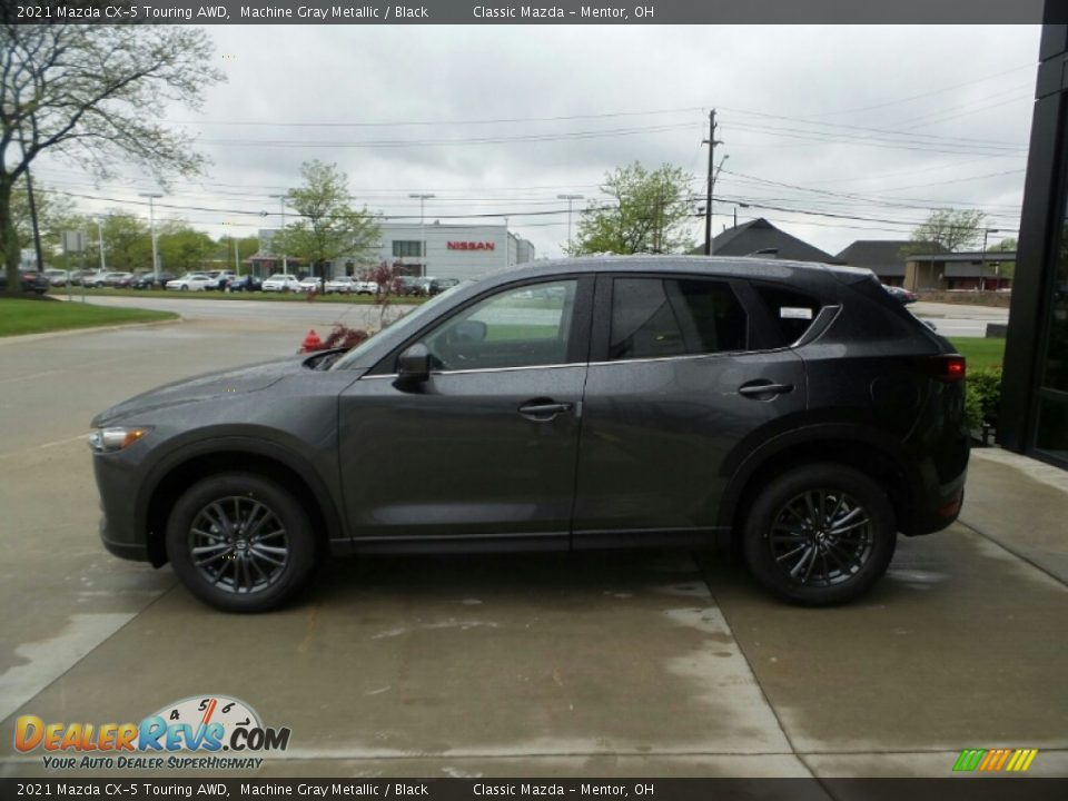2021 Mazda CX-5 Touring AWD Machine Gray Metallic / Black Photo #6