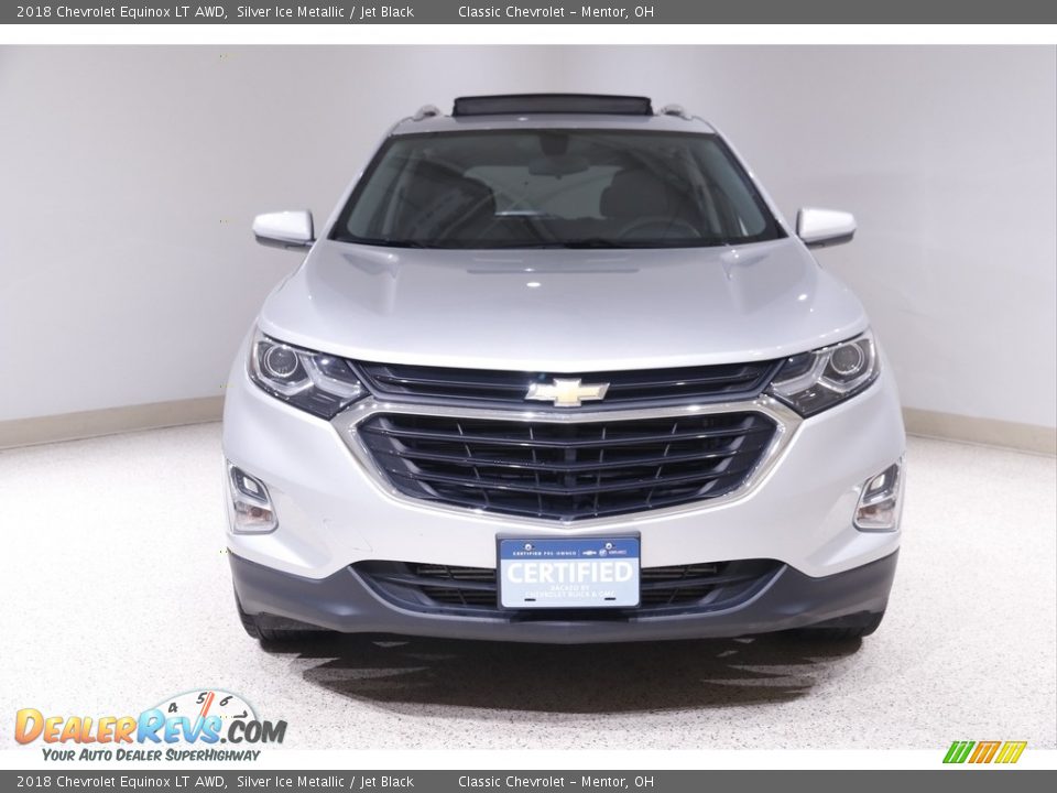 2018 Chevrolet Equinox LT AWD Silver Ice Metallic / Jet Black Photo #2