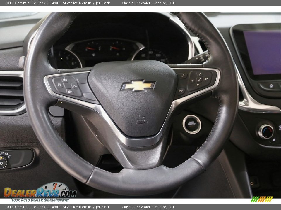 2018 Chevrolet Equinox LT AWD Silver Ice Metallic / Jet Black Photo #7