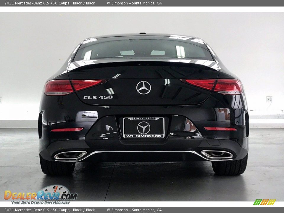 2021 Mercedes-Benz CLS 450 Coupe Black / Black Photo #3