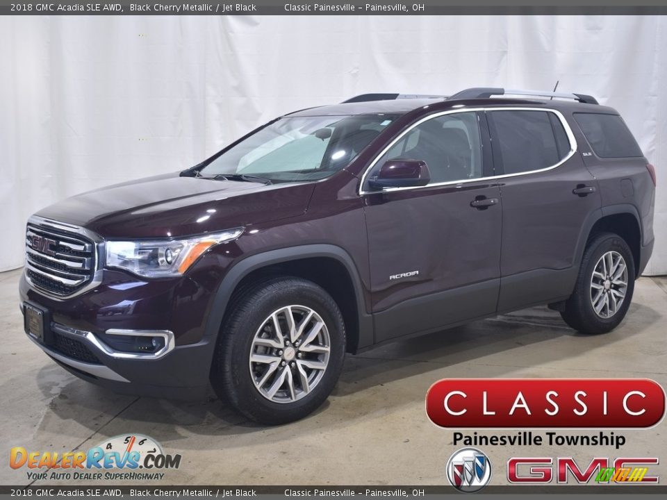 2018 GMC Acadia SLE AWD Black Cherry Metallic / Jet Black Photo #1