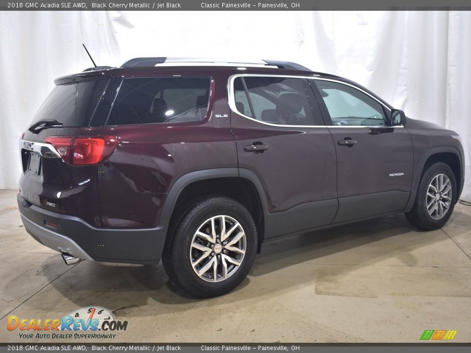 2018 GMC Acadia SLE AWD Black Cherry Metallic / Jet Black Photo #2