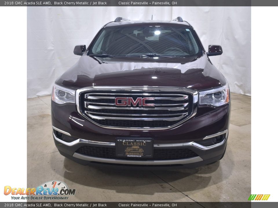 2018 GMC Acadia SLE AWD Black Cherry Metallic / Jet Black Photo #4