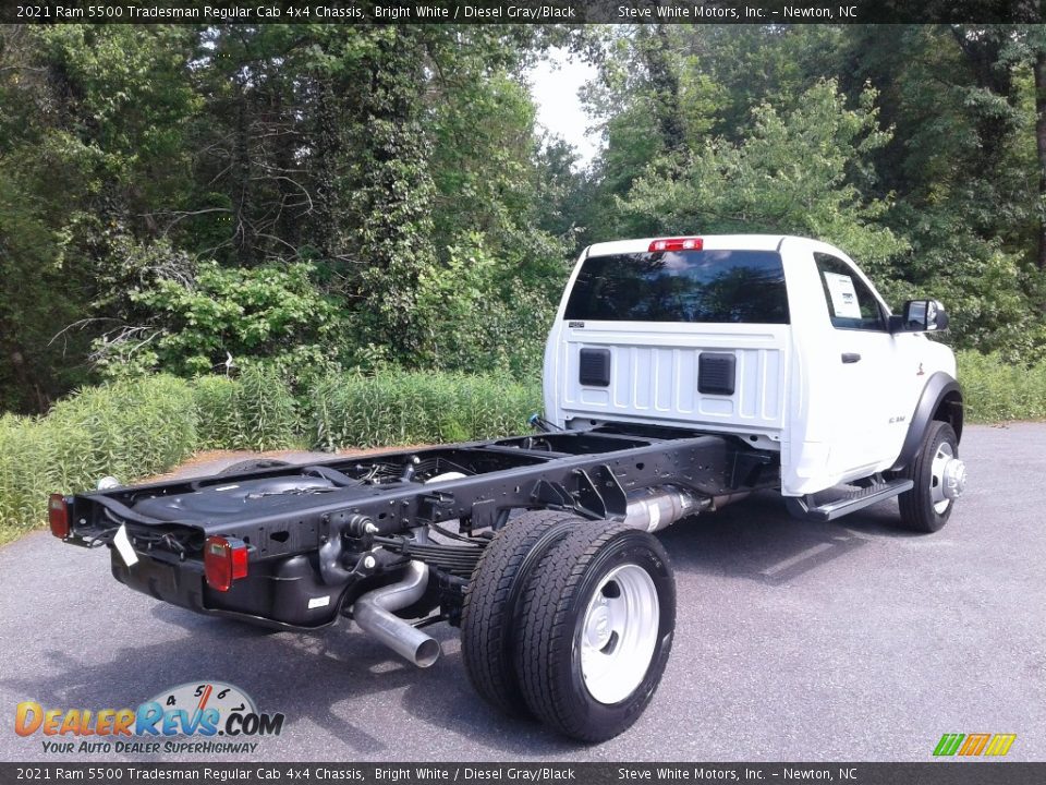 2021 Ram 5500 Tradesman Regular Cab 4x4 Chassis Bright White / Diesel Gray/Black Photo #6