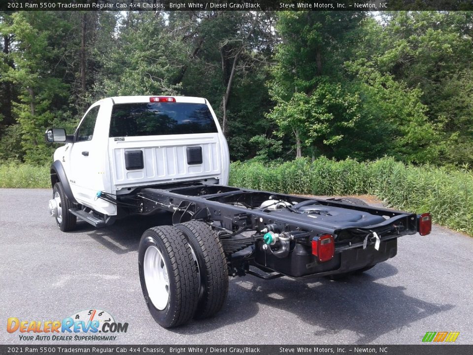 2021 Ram 5500 Tradesman Regular Cab 4x4 Chassis Bright White / Diesel Gray/Black Photo #8