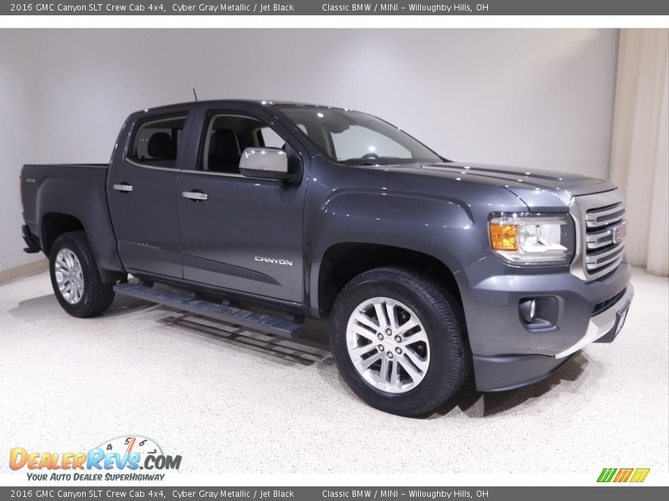 2016 GMC Canyon SLT Crew Cab 4x4 Cyber Gray Metallic / Jet Black Photo #1