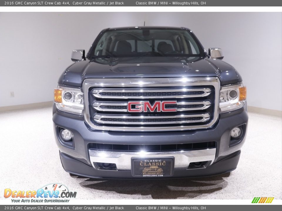 2016 GMC Canyon SLT Crew Cab 4x4 Cyber Gray Metallic / Jet Black Photo #2