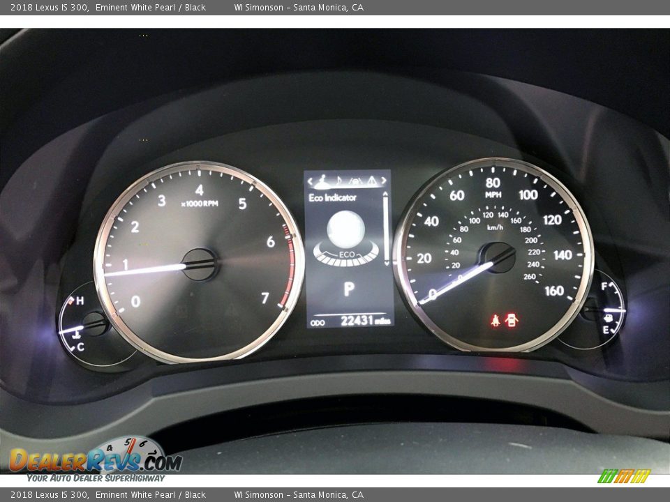 2018 Lexus IS 300 Gauges Photo #23