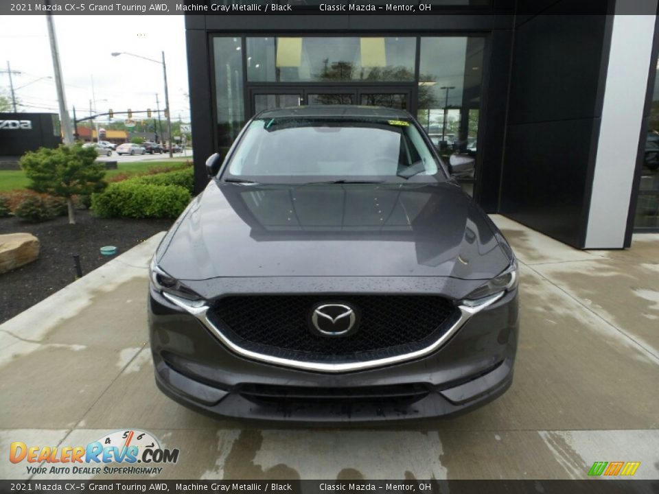 2021 Mazda CX-5 Grand Touring AWD Machine Gray Metallic / Black Photo #2