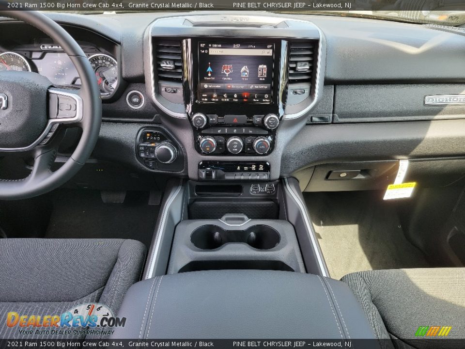 2021 Ram 1500 Big Horn Crew Cab 4x4 Granite Crystal Metallic / Black Photo #10