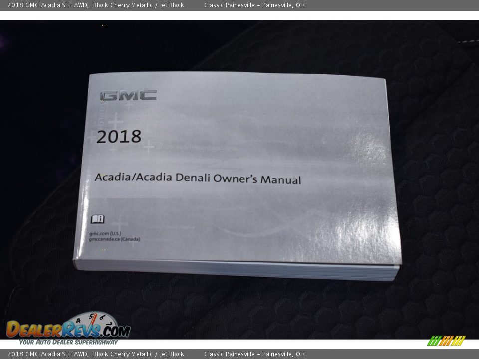 2018 GMC Acadia SLE AWD Black Cherry Metallic / Jet Black Photo #19