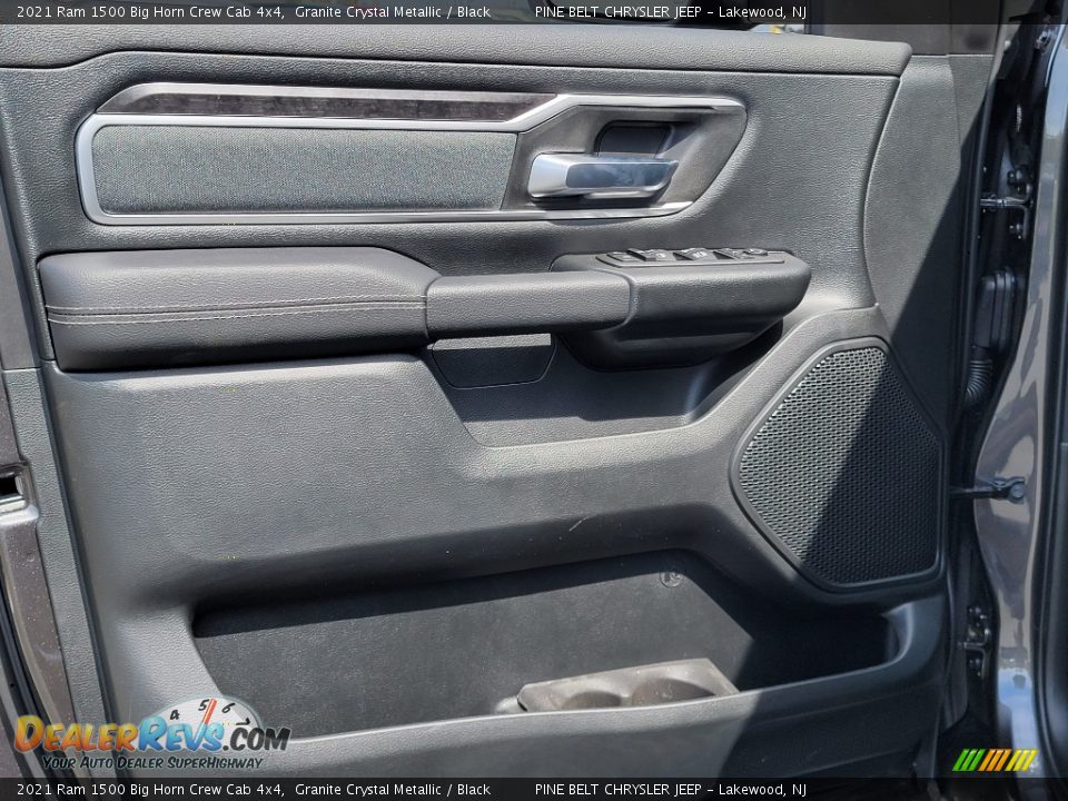 2021 Ram 1500 Big Horn Crew Cab 4x4 Granite Crystal Metallic / Black Photo #12