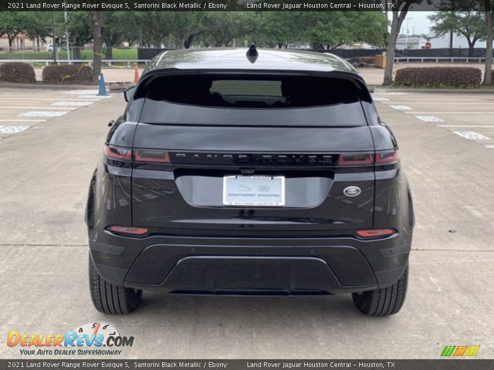 2021 Land Rover Range Rover Evoque S Santorini Black Metallic / Ebony Photo #7