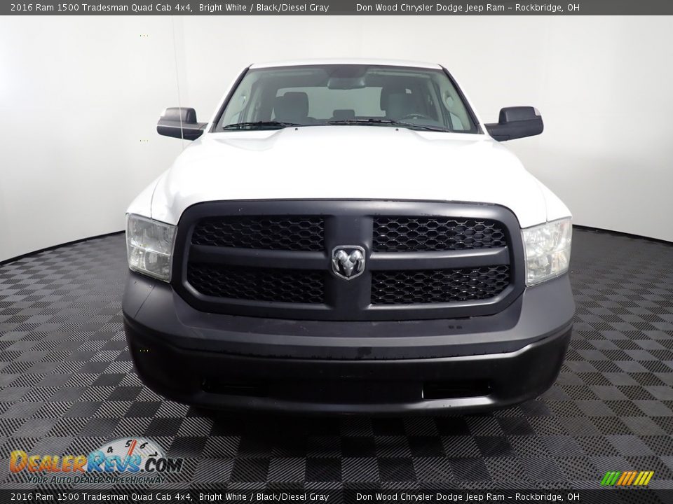 2016 Ram 1500 Tradesman Quad Cab 4x4 Bright White / Black/Diesel Gray Photo #4