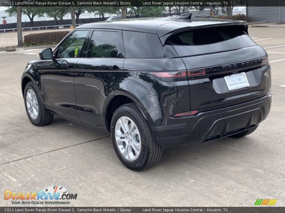 2021 Land Rover Range Rover Evoque S Santorini Black Metallic / Ebony Photo #10