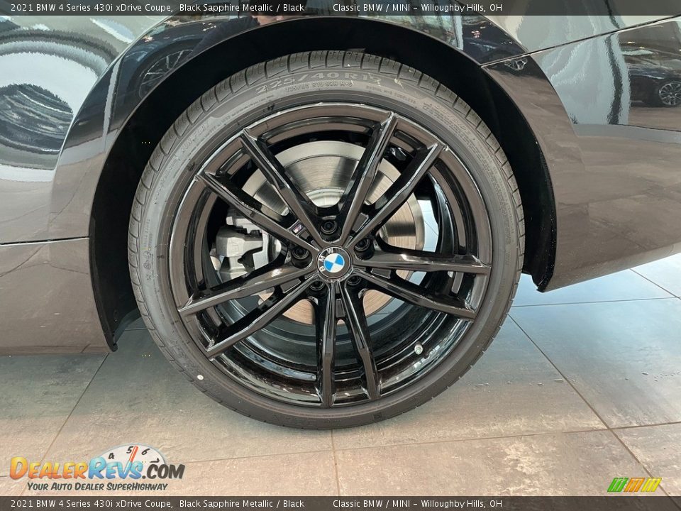 2021 BMW 4 Series 430i xDrive Coupe Black Sapphire Metallic / Black Photo #3