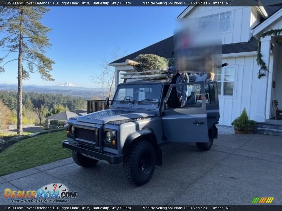 1990 Land Rover Defender 110 Right Hand Drive Battleship Grey / Black Photo #11