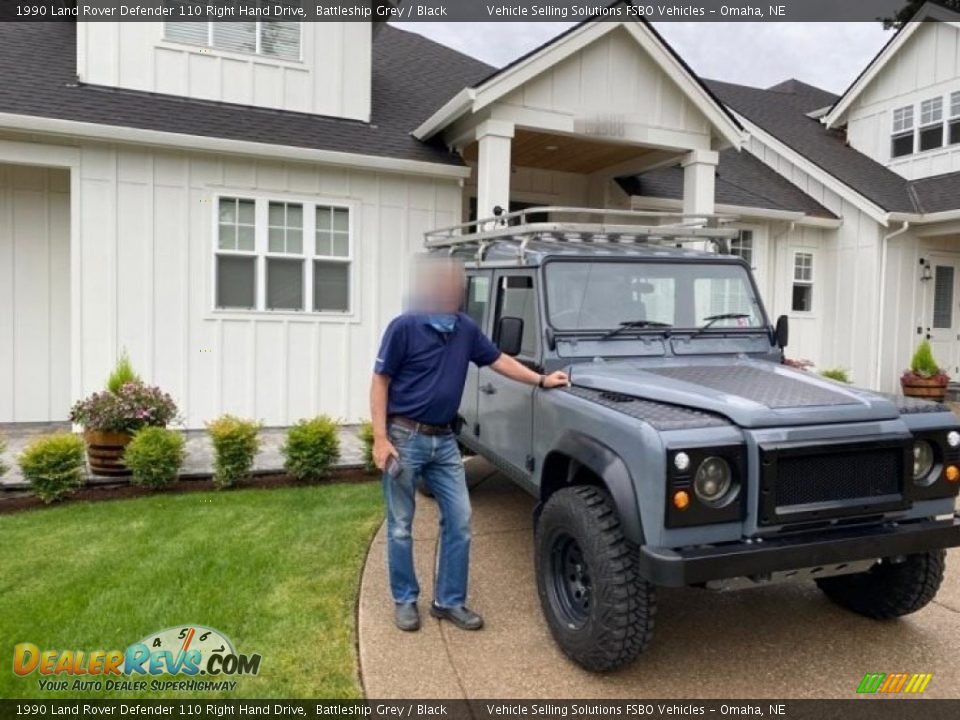 1990 Land Rover Defender 110 Right Hand Drive Battleship Grey / Black Photo #12