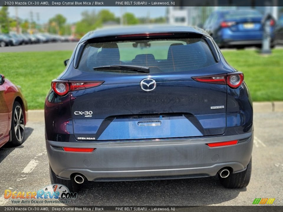 2020 Mazda CX-30 AWD Deep Crystal Blue Mica / Black Photo #4