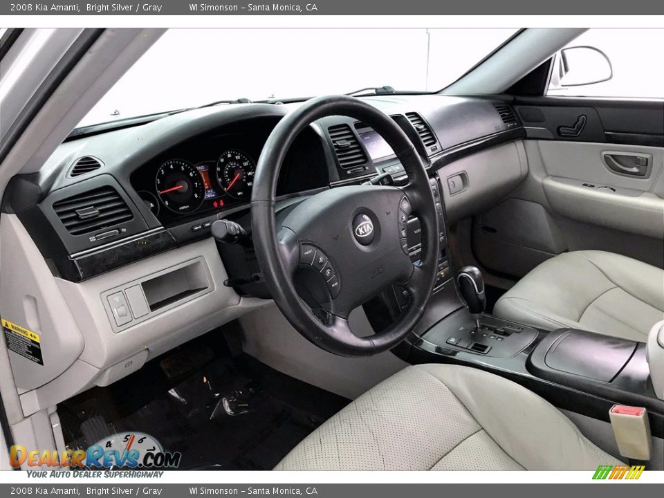 2008 Kia Amanti Bright Silver / Gray Photo #14