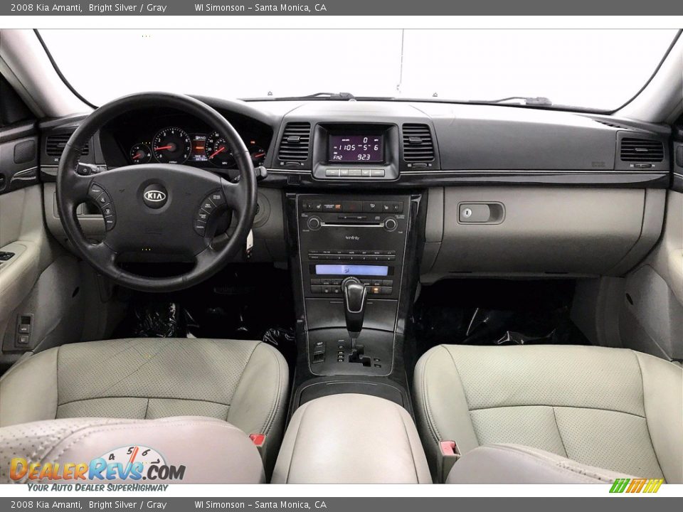 2008 Kia Amanti Bright Silver / Gray Photo #15