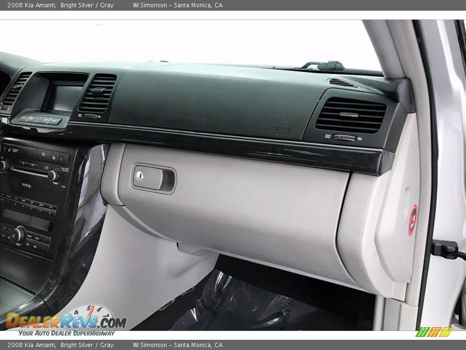 2008 Kia Amanti Bright Silver / Gray Photo #16