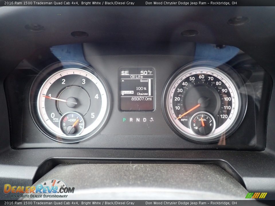 2016 Ram 1500 Tradesman Quad Cab 4x4 Gauges Photo #20